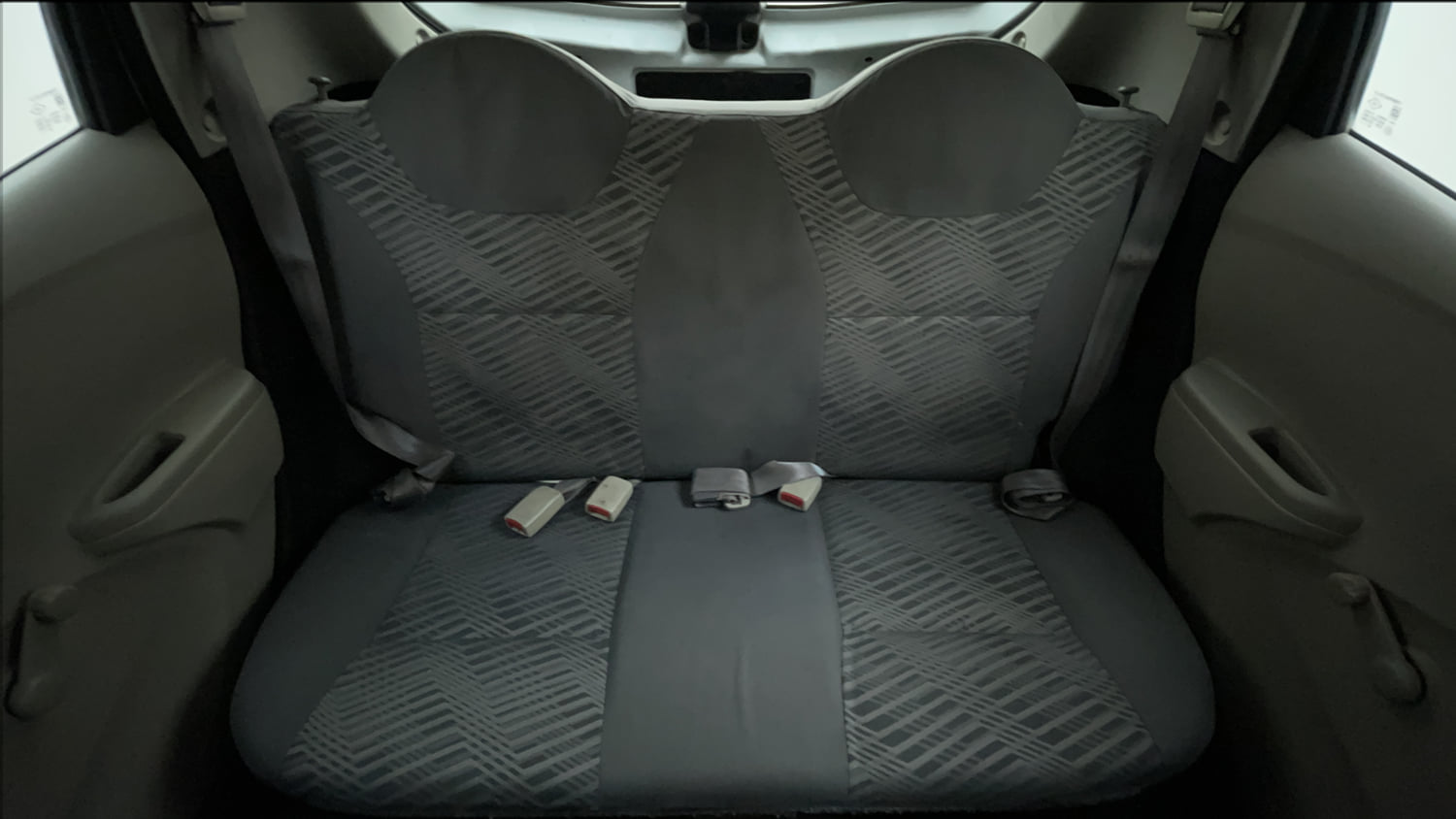 Used 2016 Datsun GO T Petrol Manual interior REAR SEAT CONDITION VIEW