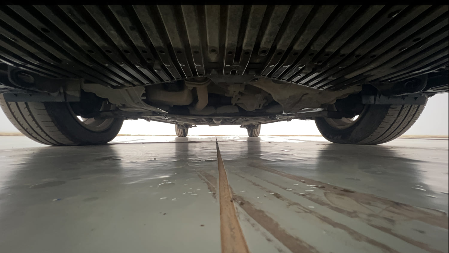 Used 2022 Maruti Suzuki Ciaz Delta 1.5 Petrol Manual extra FRONT LEFT UNDERBODY VIEW