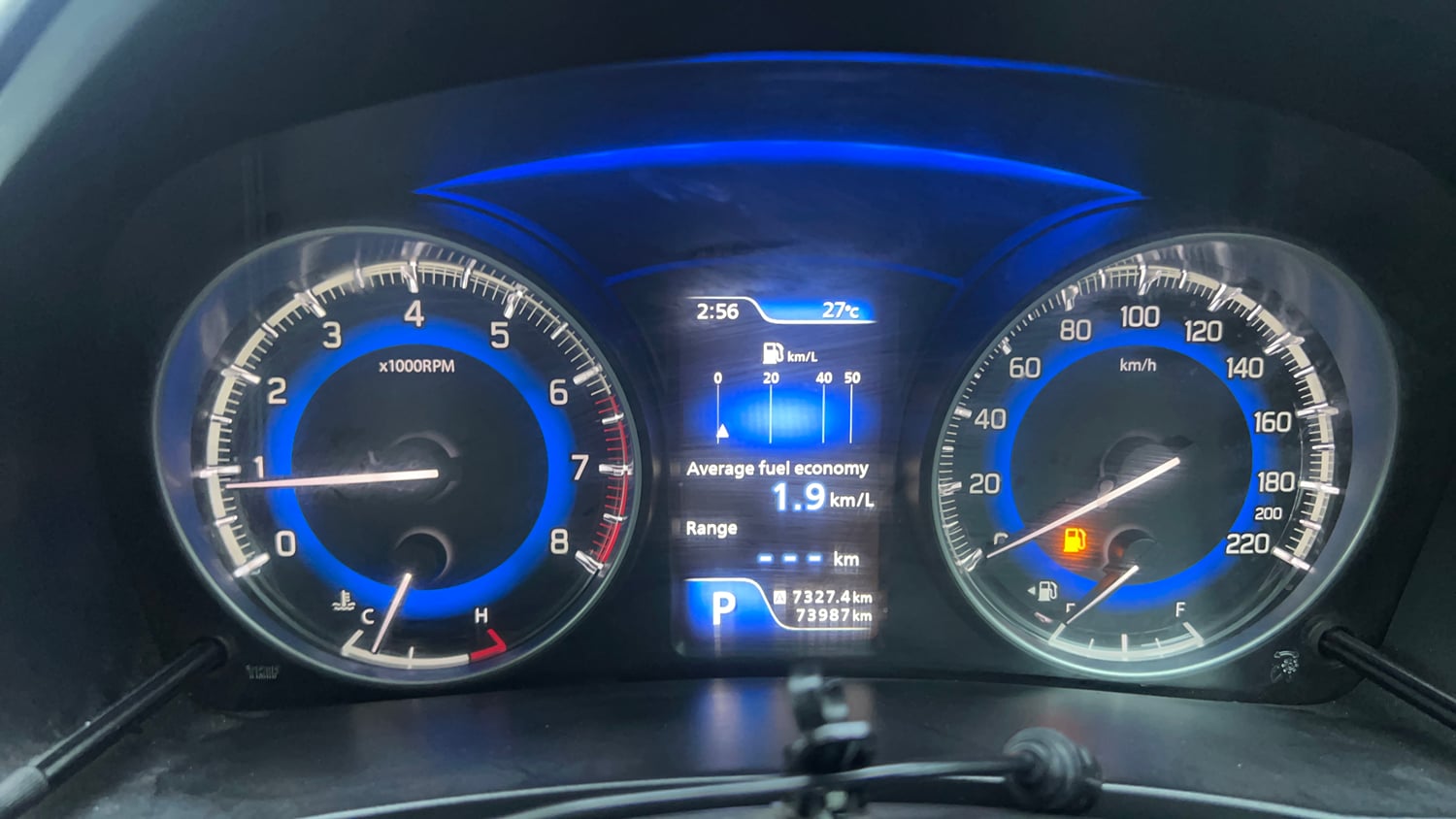 Used 2016 Maruti Suzuki Baleno Zeta 1.2 AT Petrol Automatic interior CLUSTERMETER VIEW