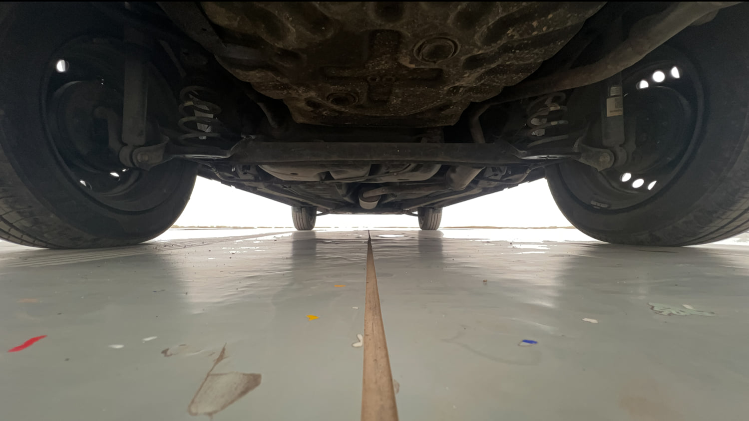 Used 2022 Maruti Suzuki S-Presso VXi (O) Petrol Manual extra REAR UNDERBODY VIEW (TAKEN FROM REAR)