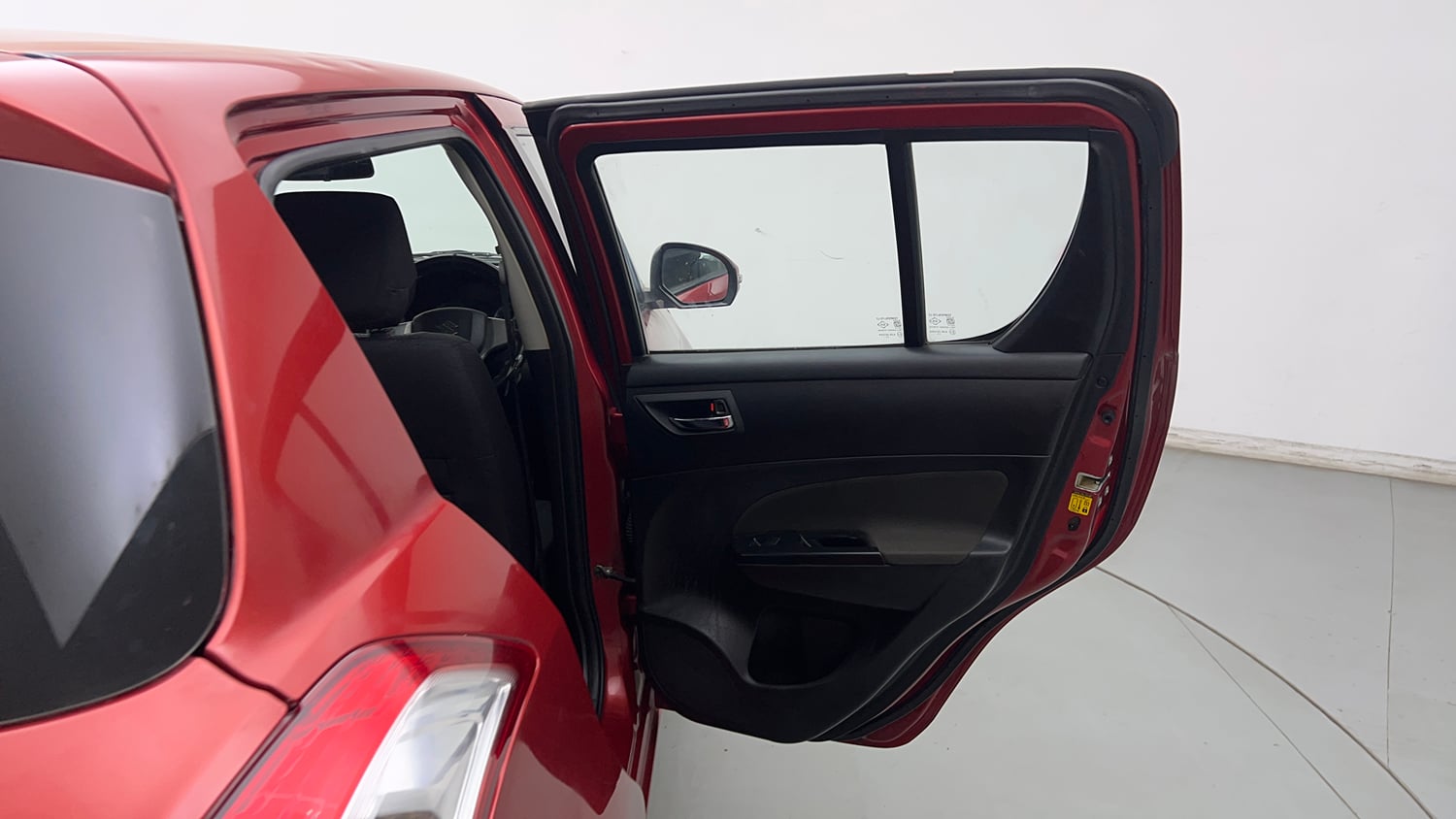 Used 2013 Maruti Suzuki Swift VXi Petrol Manual interior RIGHT REAR DOOR OPEN VIEW
