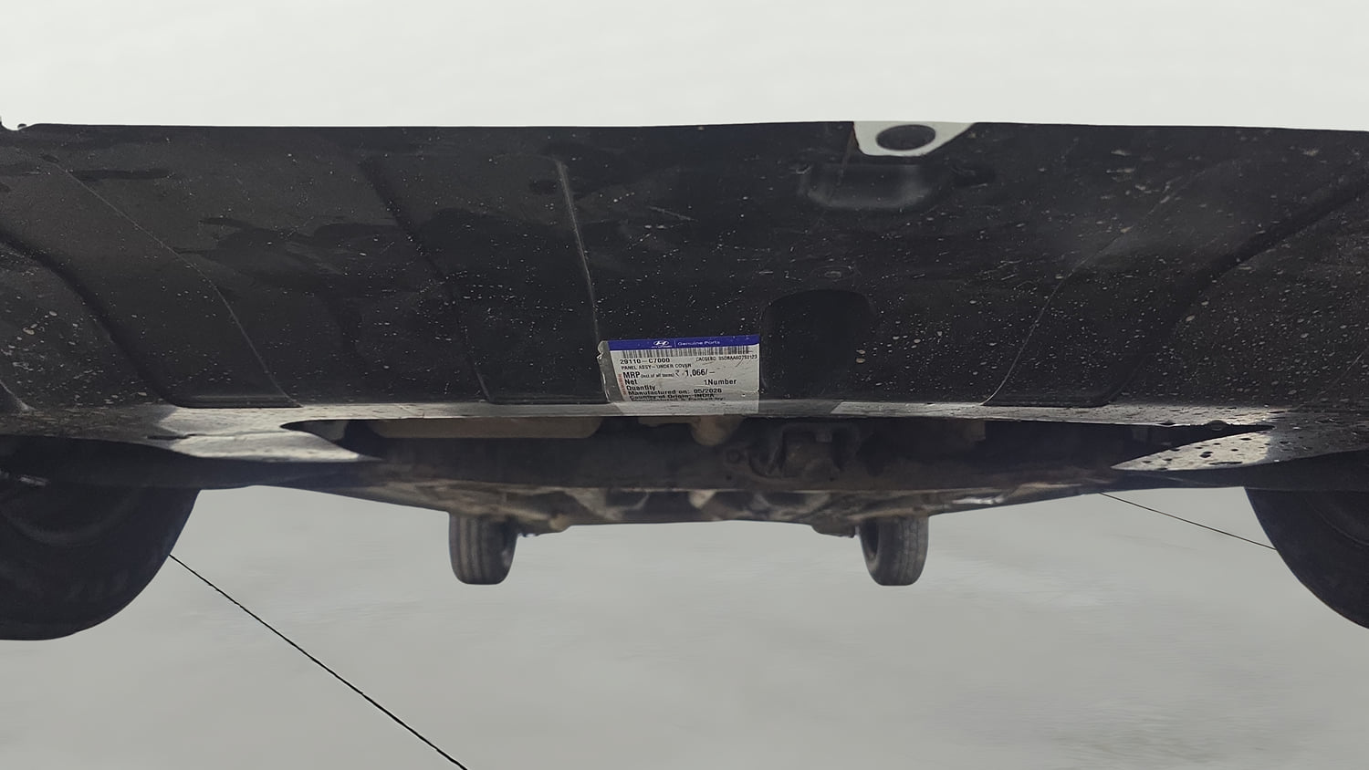 Used 2017 Hyundai Elite i20 Sportz 1.4 CRDI Diesel Manual extra FRONT LEFT UNDERBODY VIEW