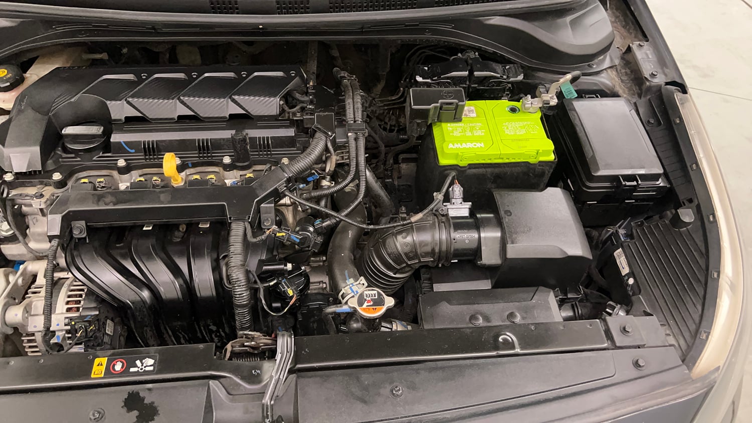 Used 2022 Hyundai Verna SX 1.5 VTVT IVT Petrol Automatic engine ENGINE LEFT SIDE VIEW