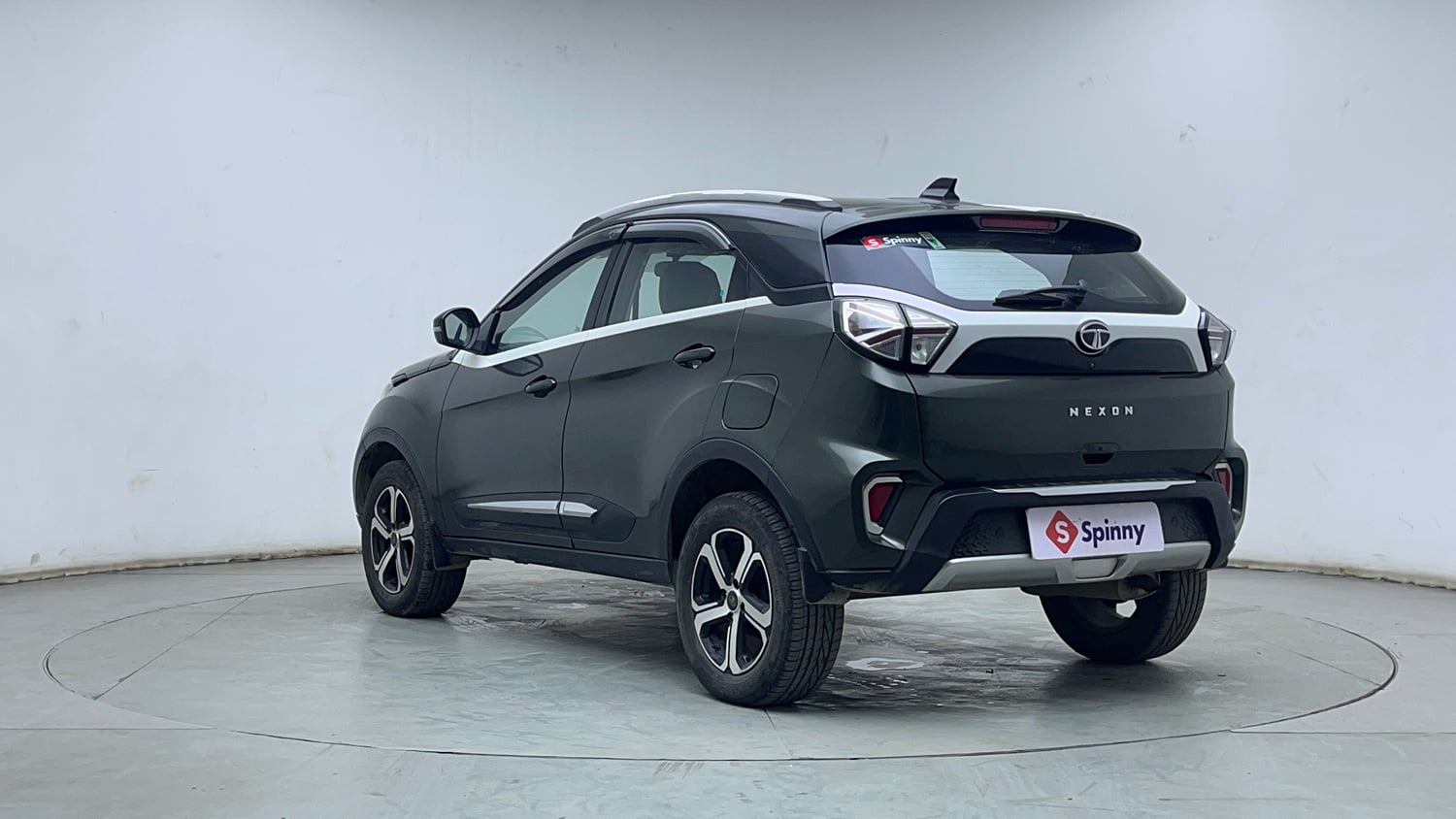 Used 2021 Tata Nexon XZA Plus Petrol Automatic exterior LEFT REAR CORNER VIEW