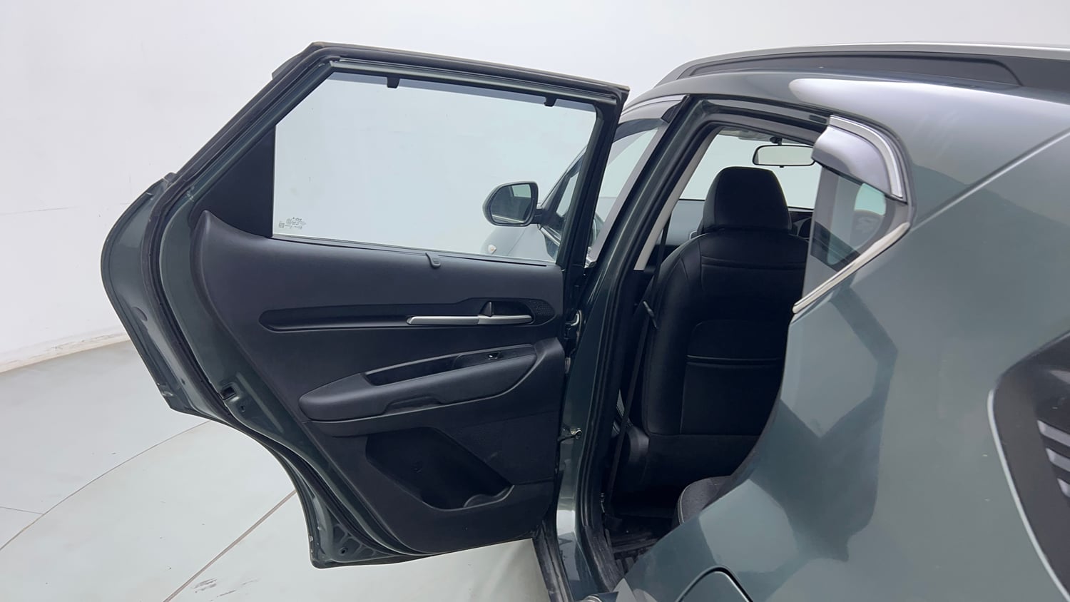 Used 2024 Kia Sonet HTK (O) 1.2 Petrol MT Petrol Manual interior LEFT REAR DOOR OPEN VIEW