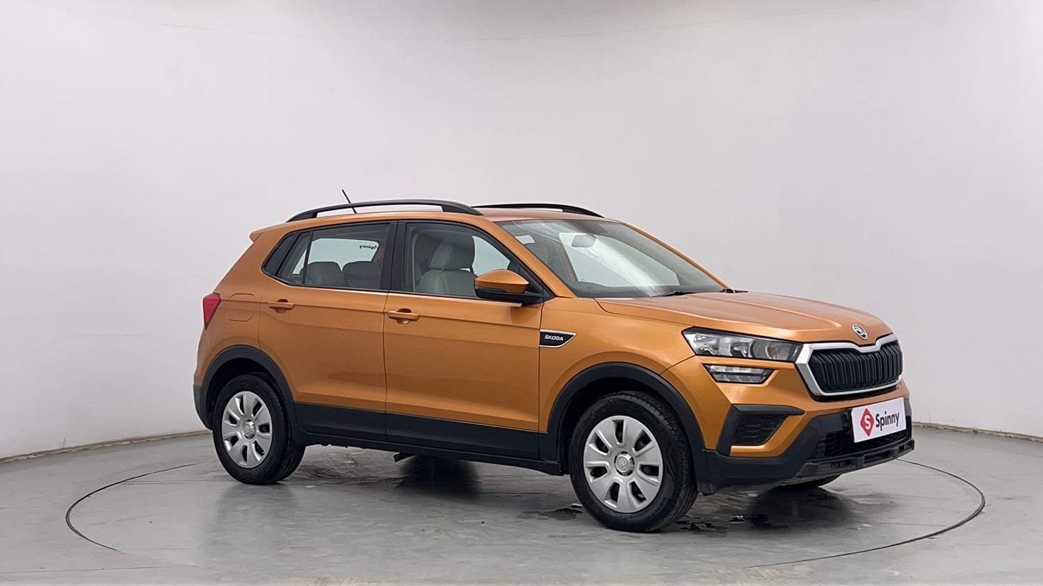 Used 2022 Skoda Kushaq Active 1.0 TSI MT Petrol Manual exterior RIGHT FRONT CORNER VIEW