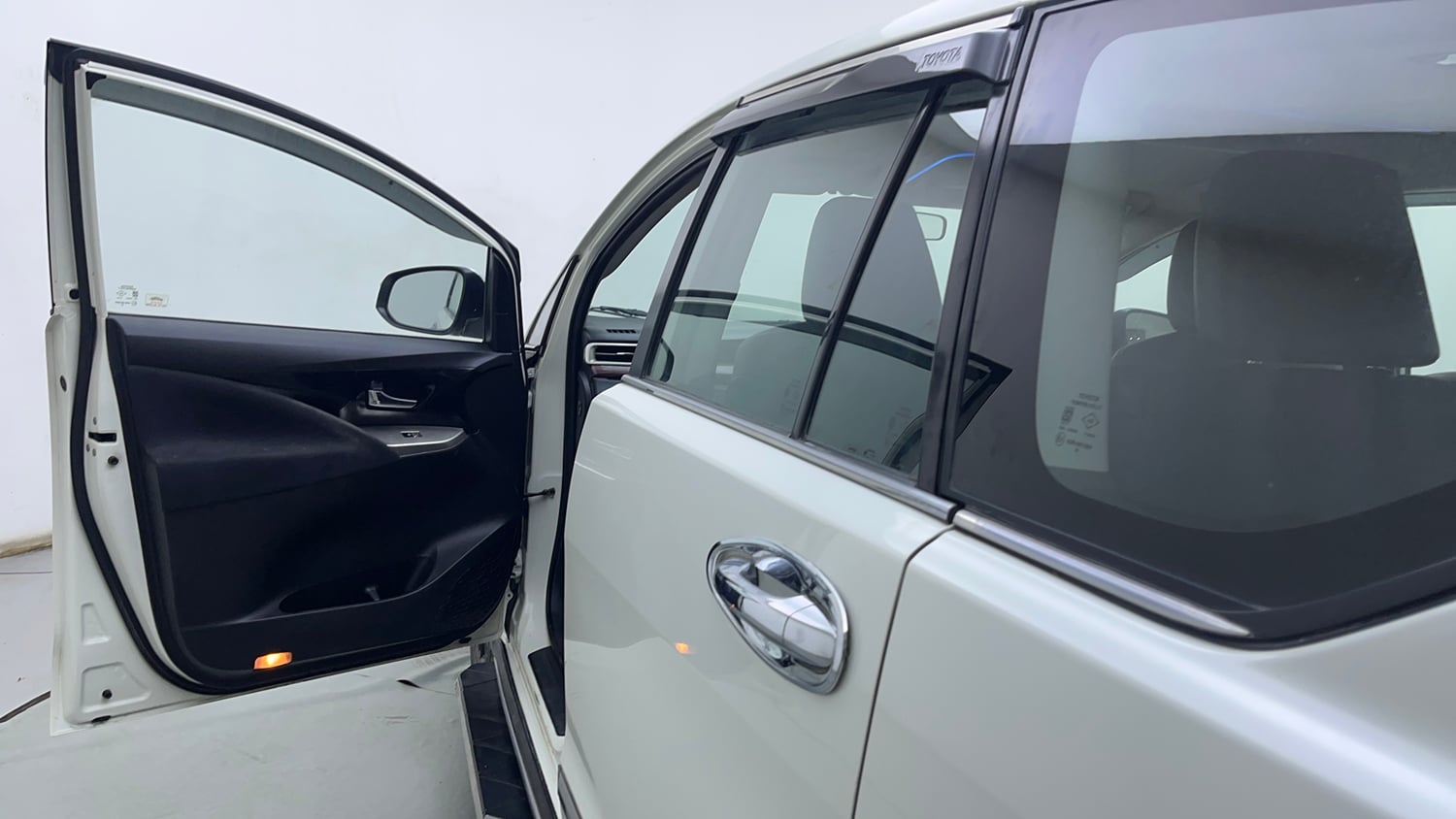 Used 2019 Toyota Innova Crysta Touring Sport Diesel AT Diesel Automatic interior LEFT FRONT DOOR OPEN VIEW