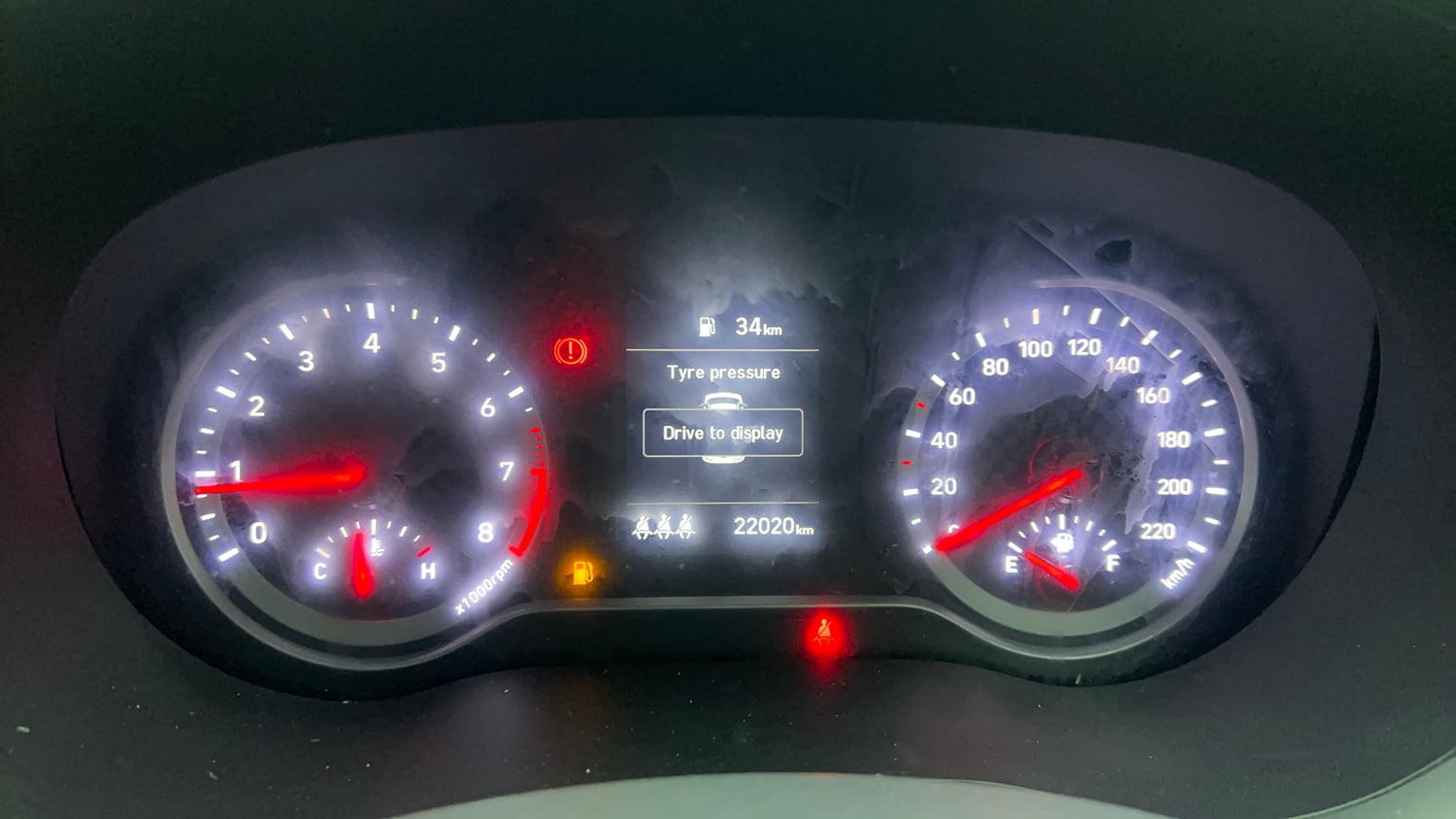 Used 2024 Hyundai Grand i10 Nios Magna 1.2 Kappa Petrol+CNG (Outside Fitted) Cng Manual interior CLUSTERMETER VIEW
