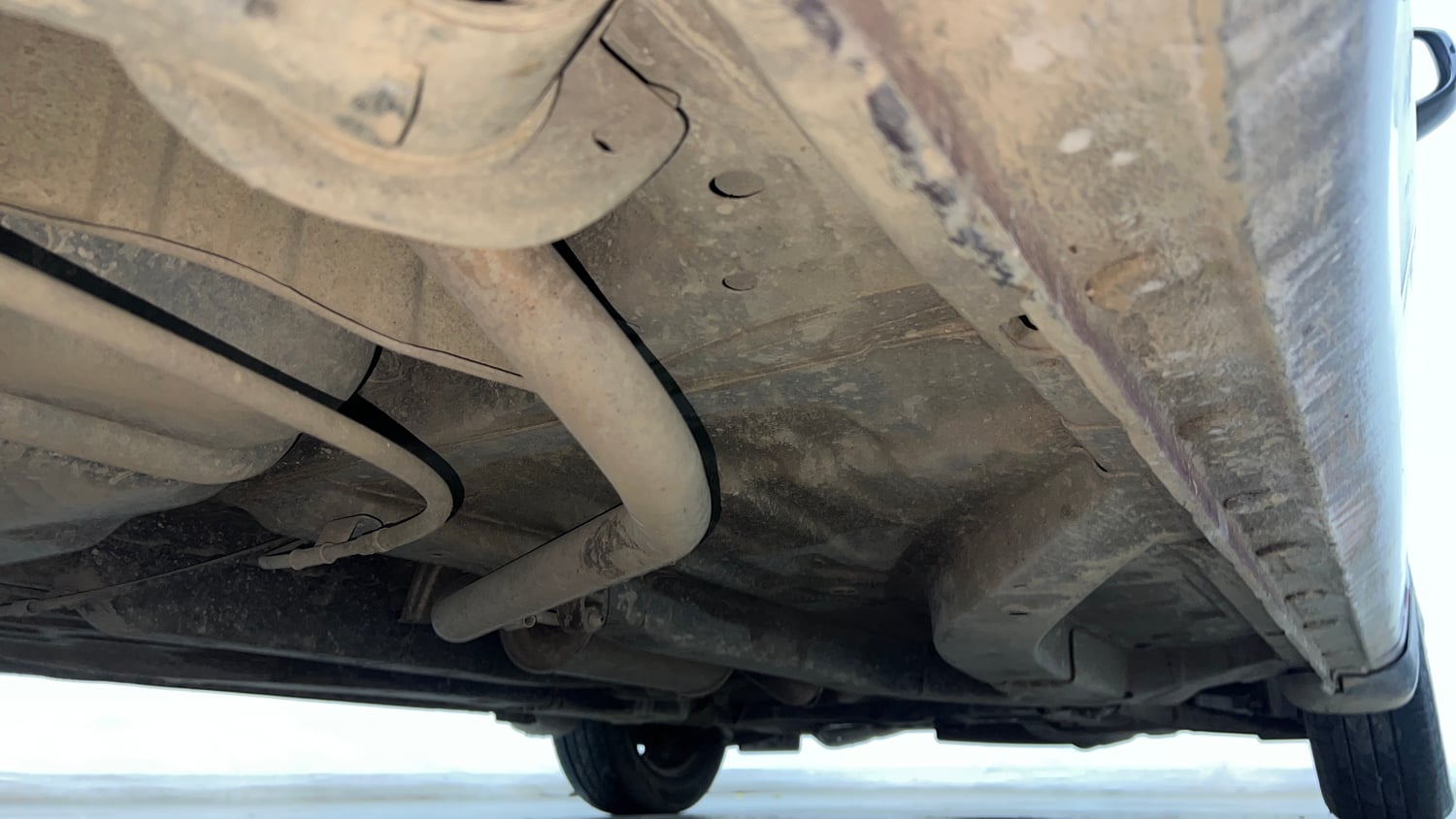 Used 2015 Honda Amaze 1.2 S i-VTEC Petrol Manual extra REAR RIGHT UNDERBODY VIEW