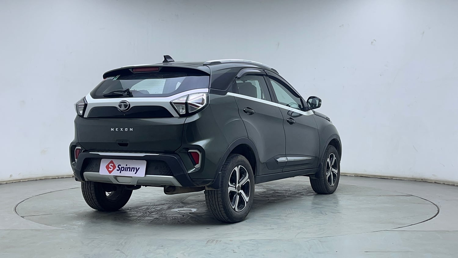 Used 2021 Tata Nexon XZA Plus Petrol Automatic exterior RIGHT REAR CORNER VIEW