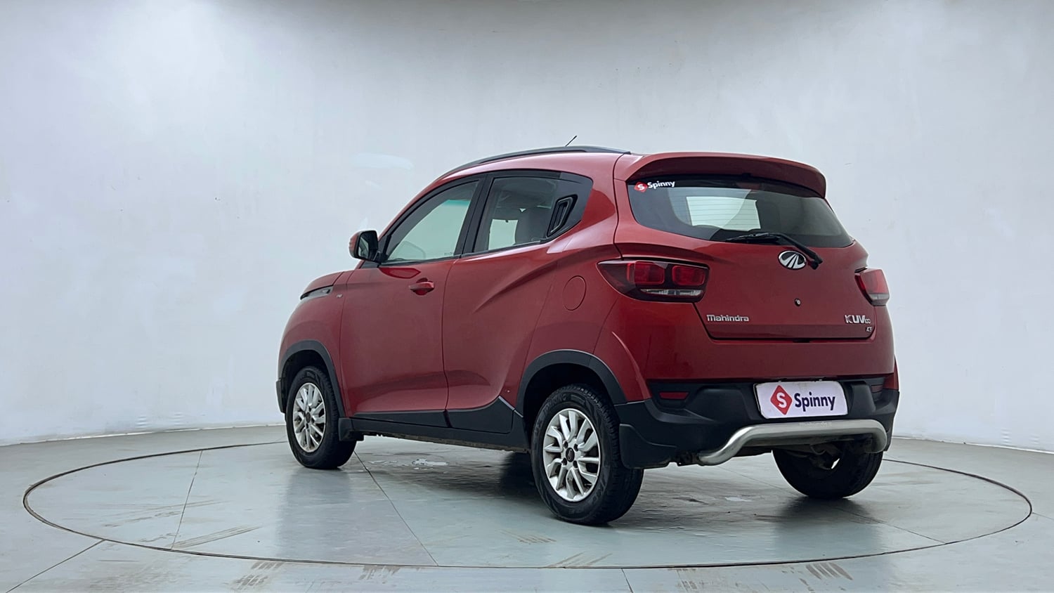 Used 2017 Mahindra KUV100 K6 6 STR Petrol Manual exterior LEFT REAR CORNER VIEW