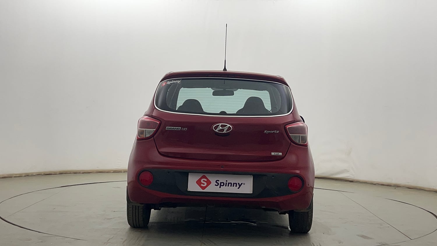 Used 2017 Hyundai Grand i10 Sportz 1.2 Kappa VTVT Petrol Manual exterior BACK VIEW