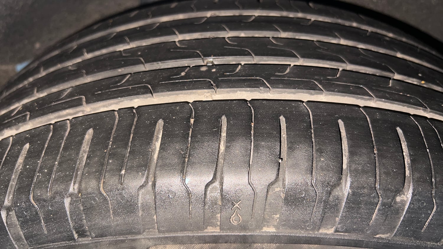 Used 2019 Maruti Suzuki Baleno Zeta Petrol Manual tyres RIGHT REAR TYRE TREAD VIEW