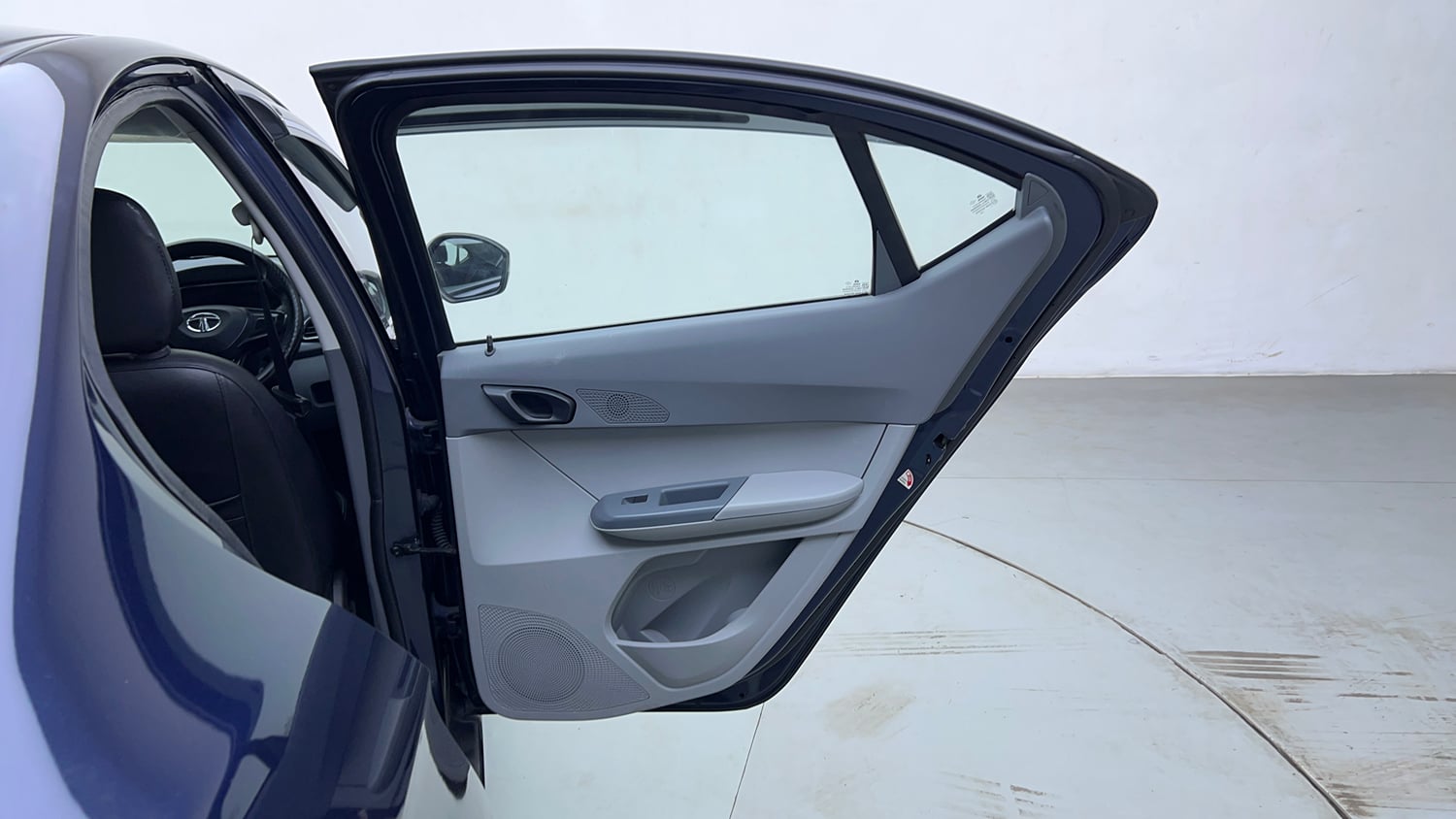 Used 2021 Tata Tigor XMA Petrol Automatic interior RIGHT REAR DOOR OPEN VIEW