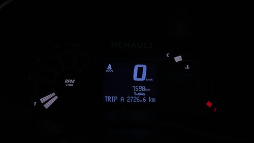 Used 2024 Renault Kwid RXT 1.0L Petrol Manual interior CLUSTERMETER VIEW