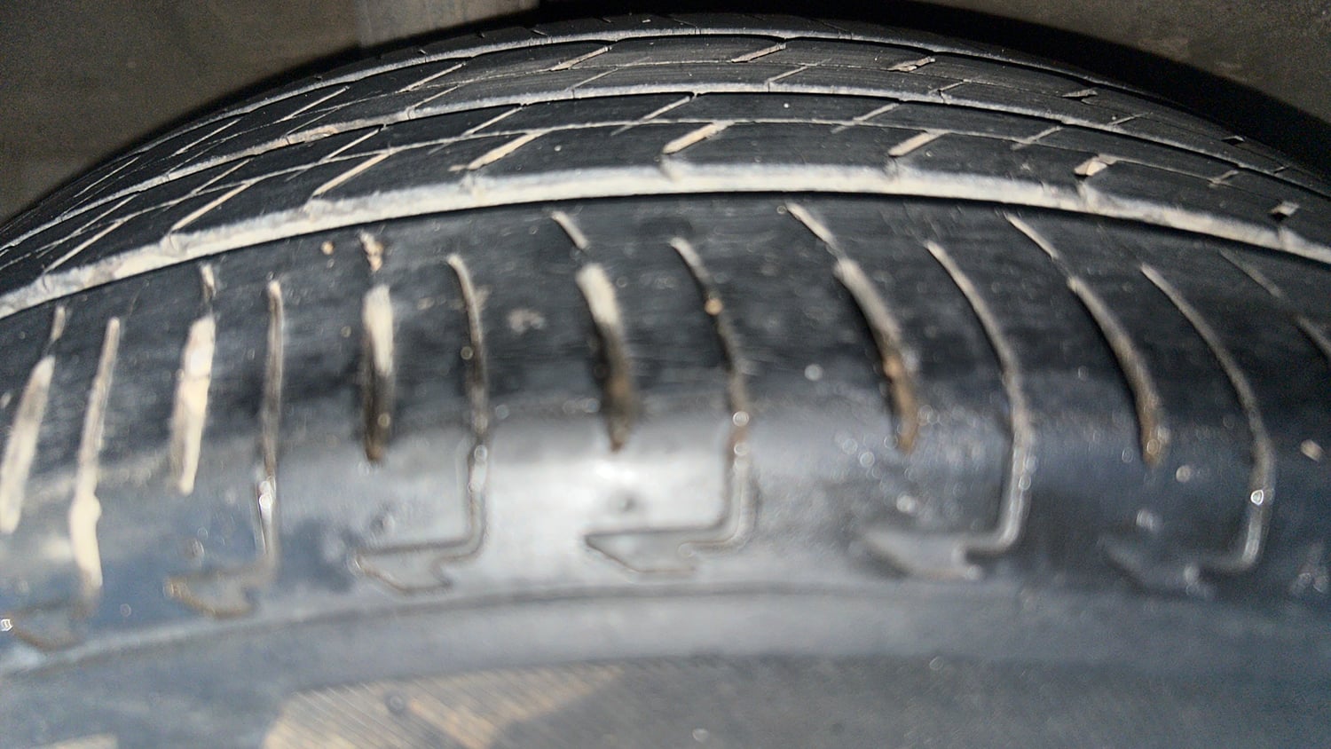 Used 2021 Honda City ZX CVT Petrol Petrol Automatic tyres RIGHT REAR TYRE TREAD VIEW