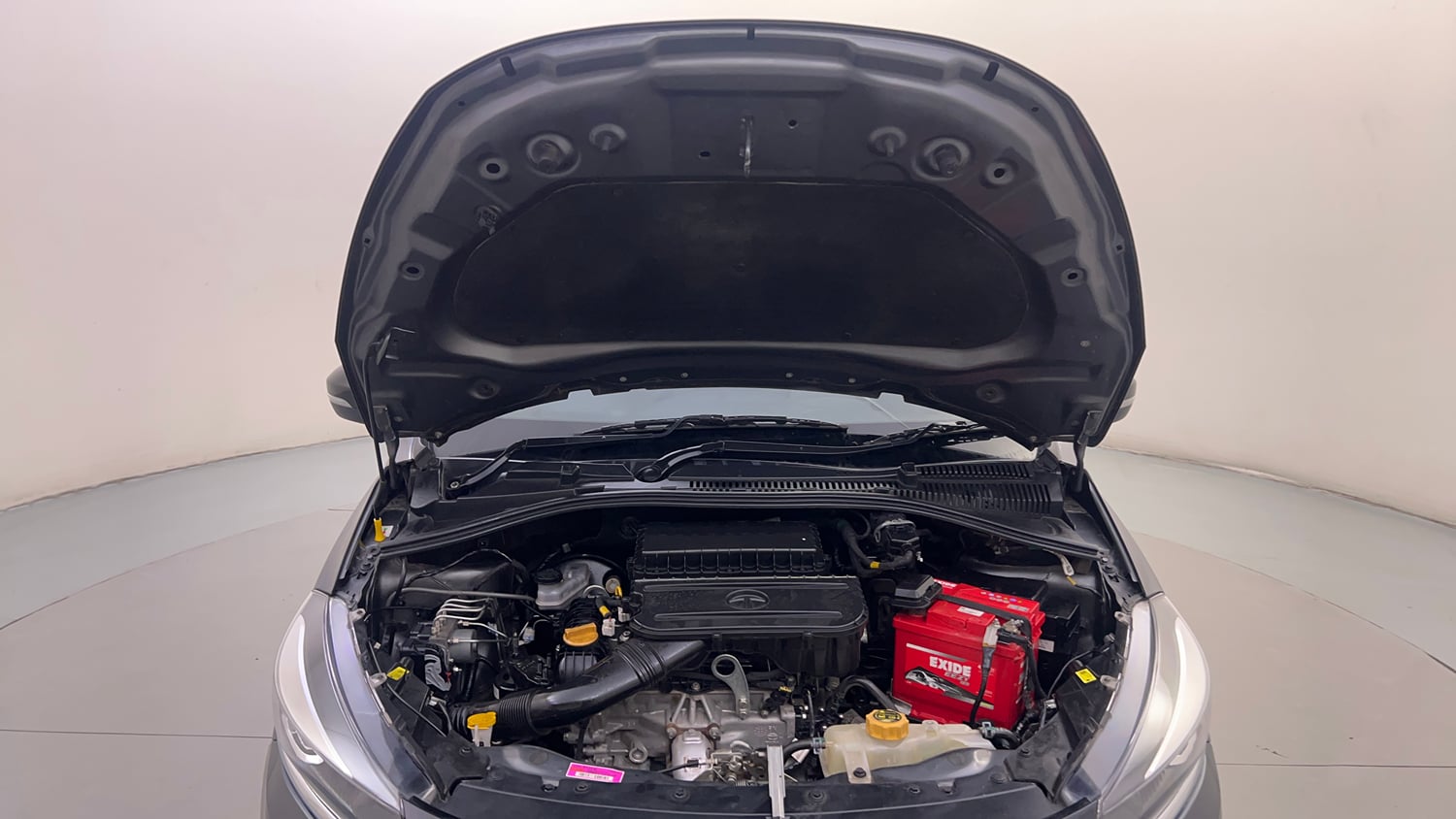 Used 2022 Tata Tiago XZ Plus Petrol Manual engine ENGINE & BONNET OPEN FRONT VIEW