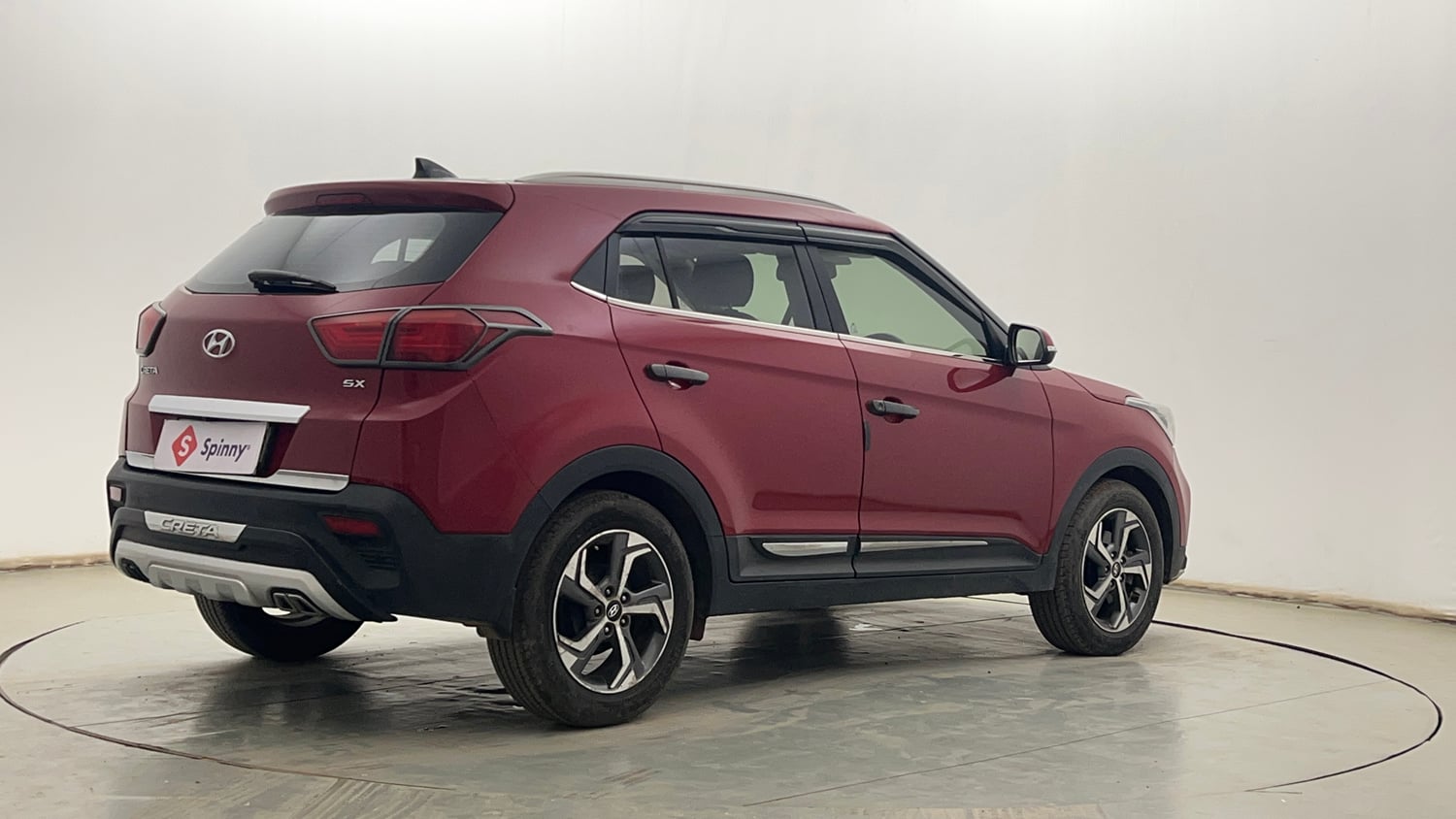 Used 2019 Hyundai Creta SX 1.6 (O) Petrol Petrol Manual exterior RIGHT REAR CORNER VIEW