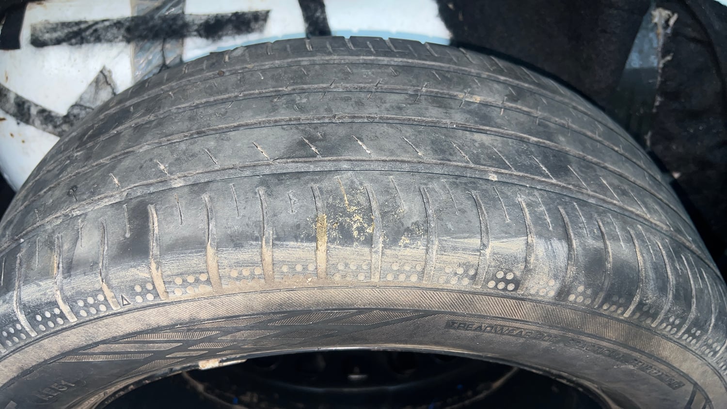 Used 2022 Tata Punch Pure MT Petrol + CNG(Outside Fitted) Cng Manual tyres SPARE TYRE VIEW