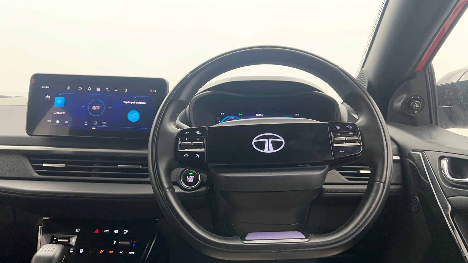 Used 2023 Tata Nexon Fearless 1.2 Revotron Petrol 6MT DT Petrol Manual interior STEERING VIEW