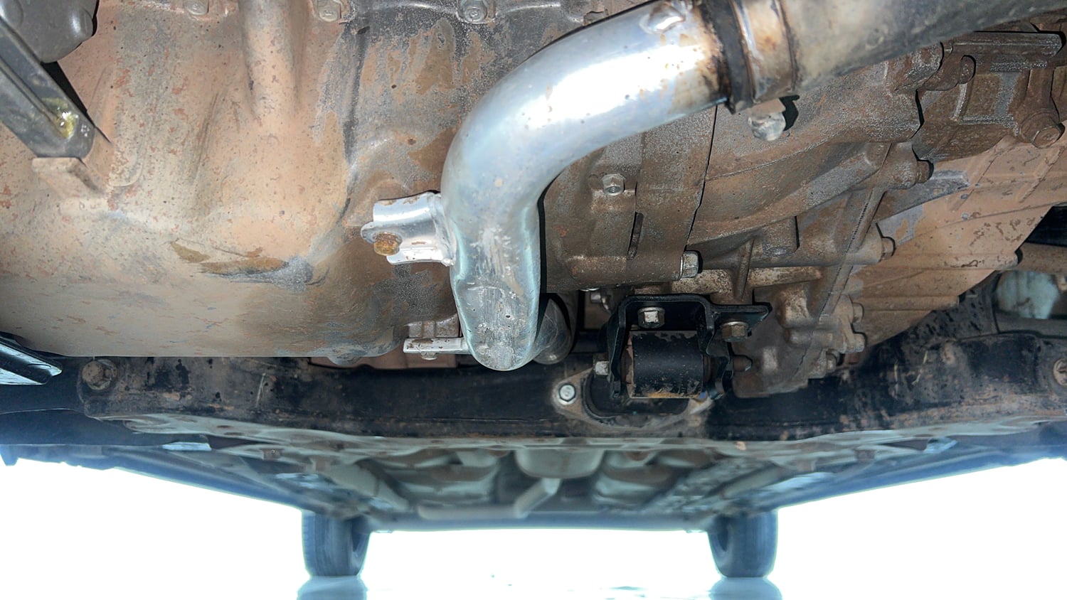 Used 2017 Hyundai Xcent S 1.1 CRDi Diesel Manual extra FRONT LEFT UNDERBODY VIEW