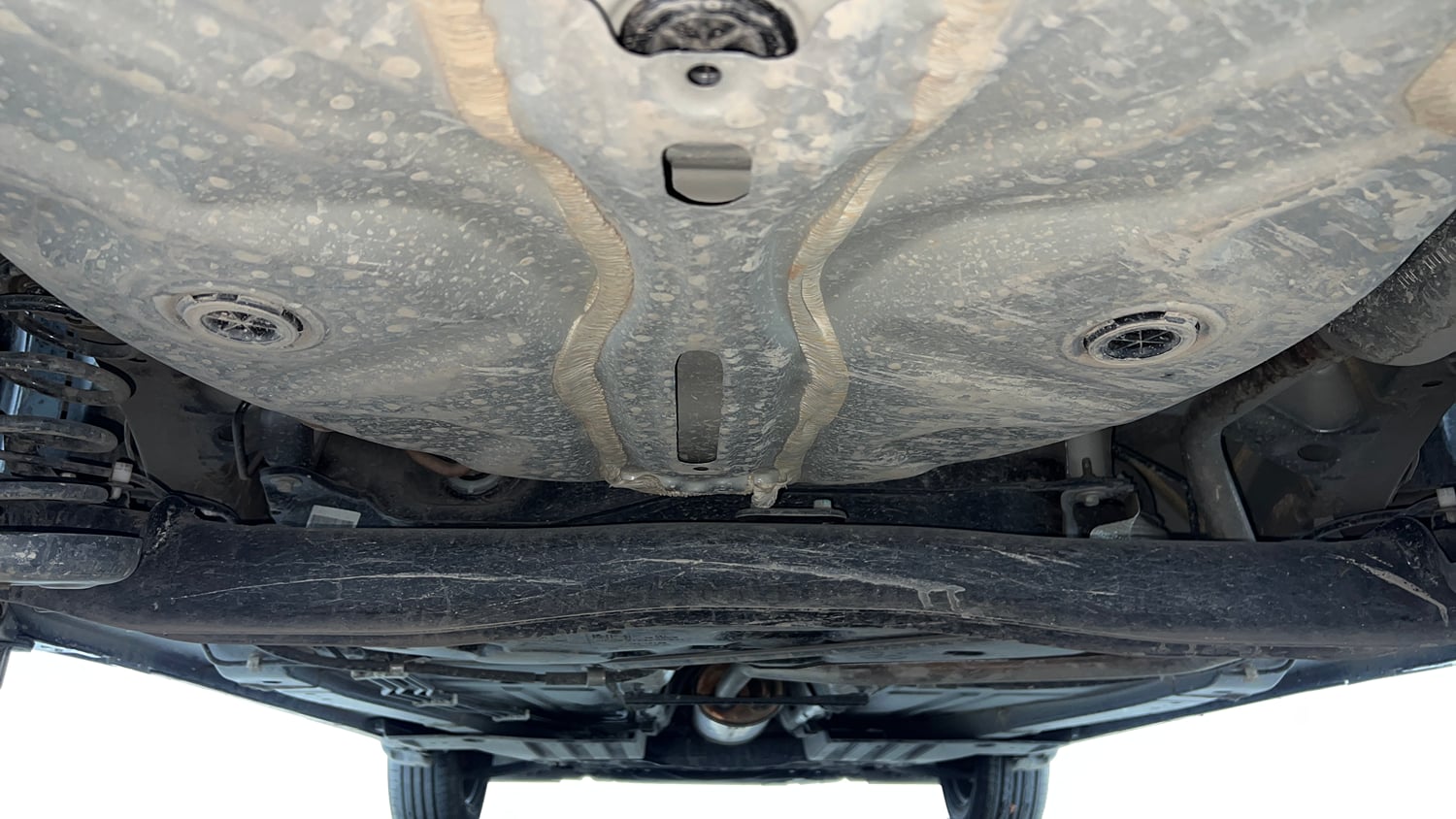 Used 2025 Maruti Suzuki Baleno Delta MT Petrol Manual extra REAR UNDERBODY VIEW (TAKEN FROM REAR)