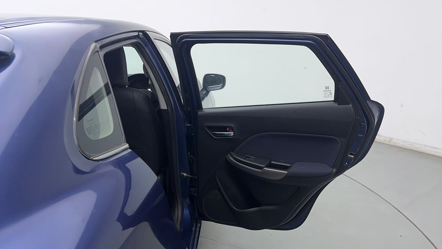 Used 2019 Maruti Suzuki Baleno Zeta 1.2 Petrol Manual interior RIGHT REAR DOOR OPEN VIEW