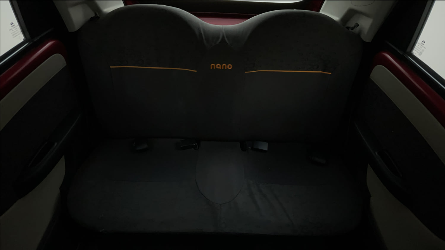 Used 2017 Tata Nano Twist XTA Petrol Automatic interior REAR SEAT CONDITION VIEW