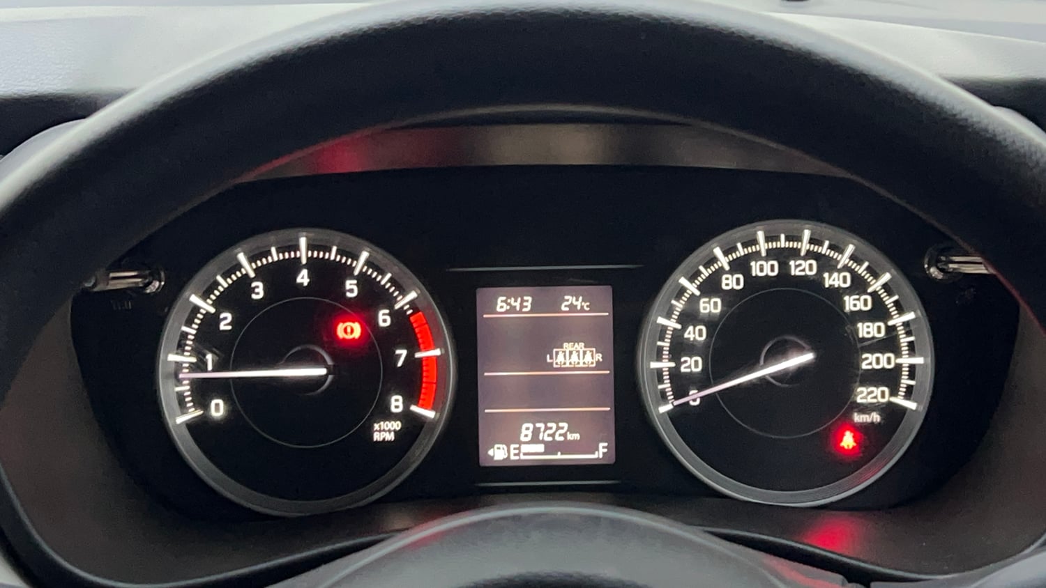 Used 2025 Maruti Suzuki Baleno Delta MT Petrol Manual interior CLUSTERMETER VIEW
