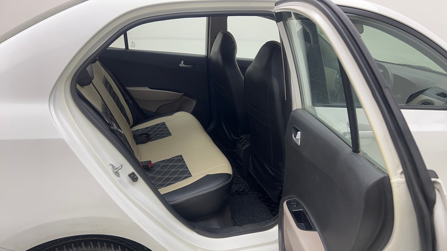 Used 2017 Hyundai Xcent S 1.1 CRDi Diesel Manual interior RIGHT SIDE REAR DOOR CABIN VIEW