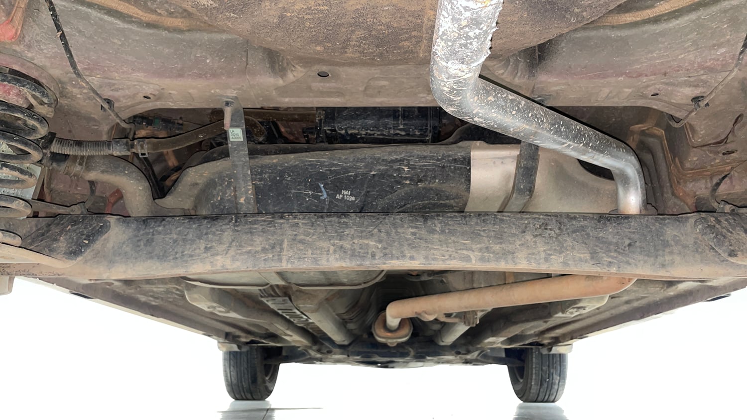 Used 2017 Hyundai Creta E Plus 1.6 Petrol Petrol Manual extra REAR UNDERBODY VIEW (TAKEN FROM REAR)