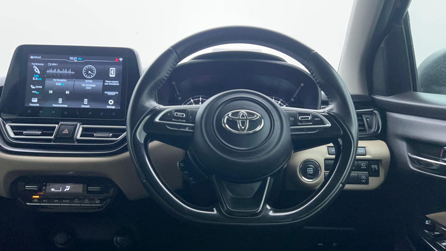 Used 2025 Toyota Glanza V AMT Petrol Automatic interior STEERING VIEW