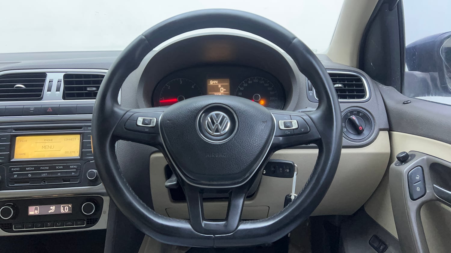 Used 2015 Volkswagen Vento Highline Diesel Diesel Manual interior STEERING VIEW