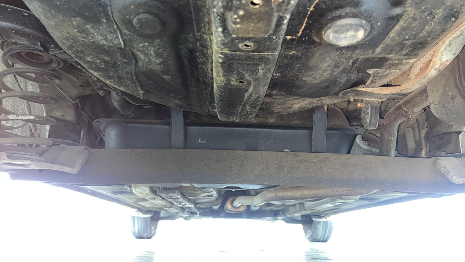 Used 2016 Hyundai Grand i10 Asta 1.2 Kappa VTVT Petrol Manual extra REAR UNDERBODY VIEW (TAKEN FROM REAR)