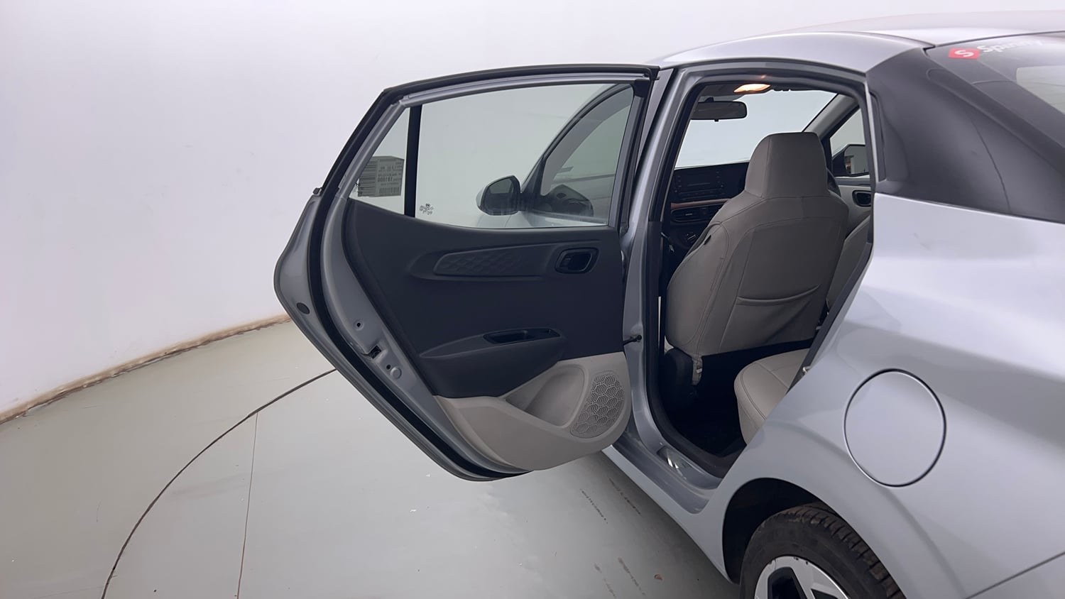 Used 2023 Hyundai Aura S 1.2 Petrol Petrol Manual interior LEFT REAR DOOR OPEN VIEW
