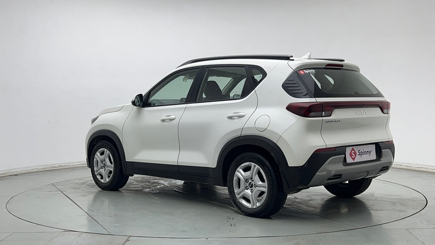 Used 2021 Kia Sonet HTK Plus 1.2 Petrol Manual exterior LEFT REAR CORNER VIEW