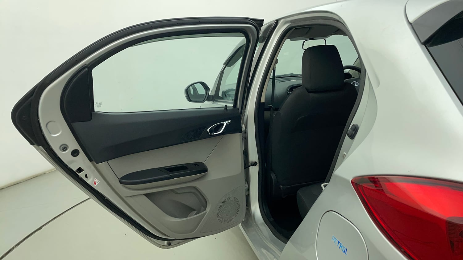 Used 2018 Tata Tiago Revotron XZ Petrol Manual interior LEFT REAR DOOR OPEN VIEW