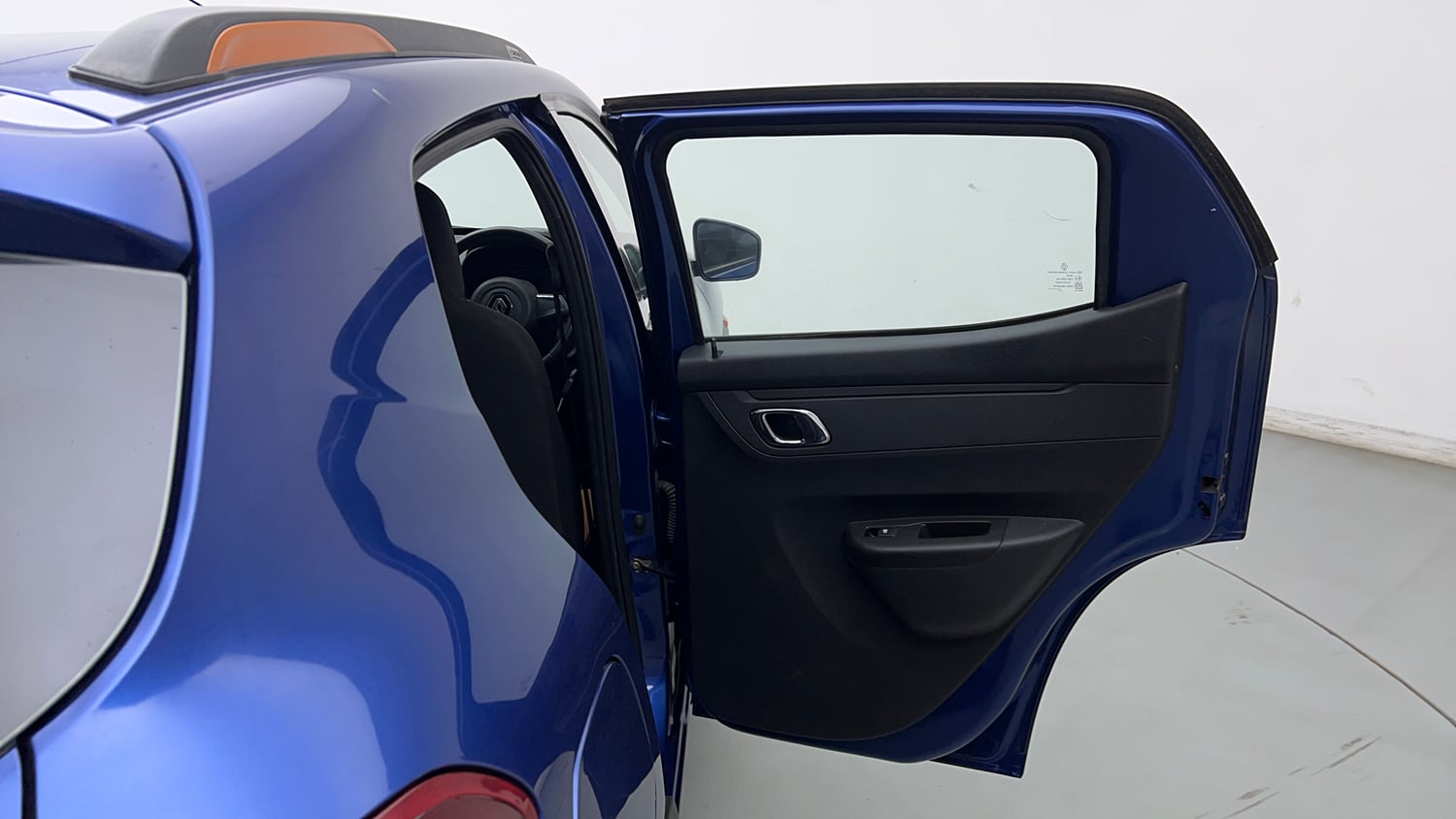 Used 2021 Renault Kwid CLIMBER 1.0 AMT Opt Petrol Automatic interior RIGHT REAR DOOR OPEN VIEW