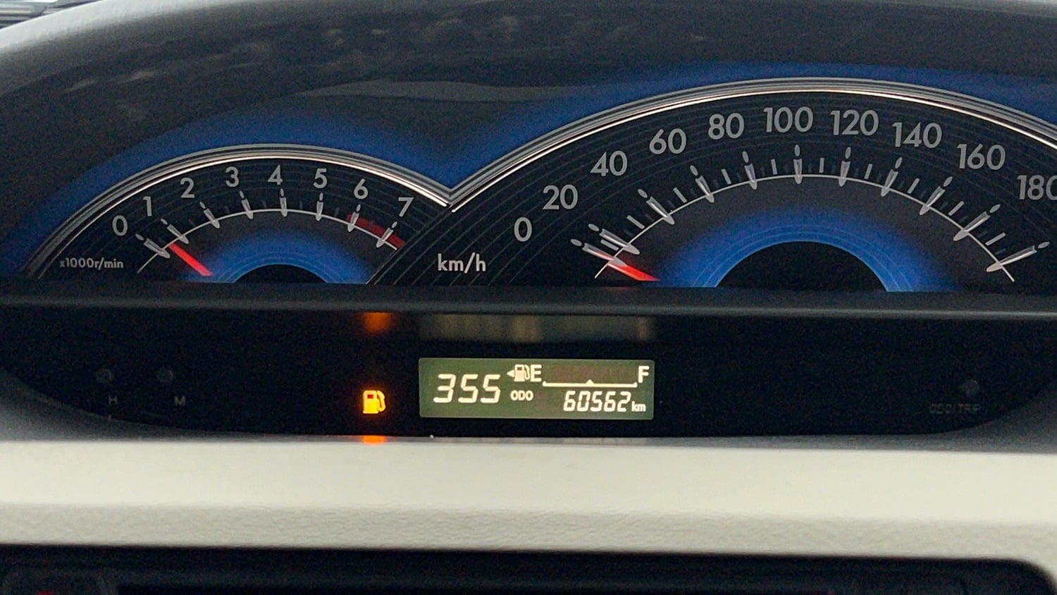 Used 2015 Toyota Etios Liva G Petrol Manual interior CLUSTERMETER VIEW