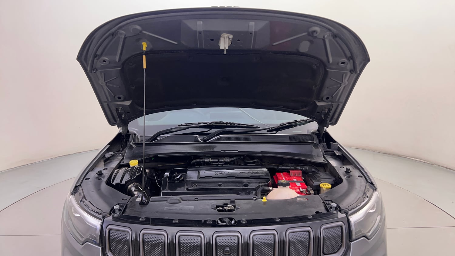 Used 2021 Jeep Compass Model S (O) 1.4 Petrol DCT Petrol Automatic engine ENGINE & BONNET OPEN FRONT VIEW
