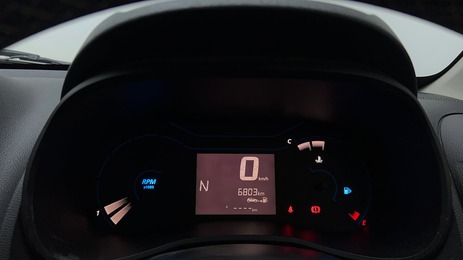 Used 2021 Renault Kwid CLIMBER 1.0 AMT Opt Petrol Automatic interior CLUSTERMETER VIEW