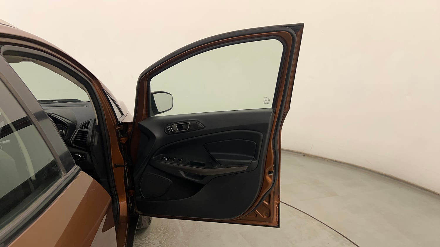 Used 2019 Ford EcoSport Titanium 1.5L TDCi Diesel Manual interior RIGHT FRONT DOOR OPEN VIEW