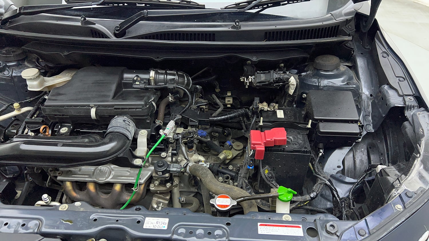 Used 2024 Maruti Suzuki Baleno Zeta MT Petrol Manual engine ENGINE LEFT SIDE VIEW