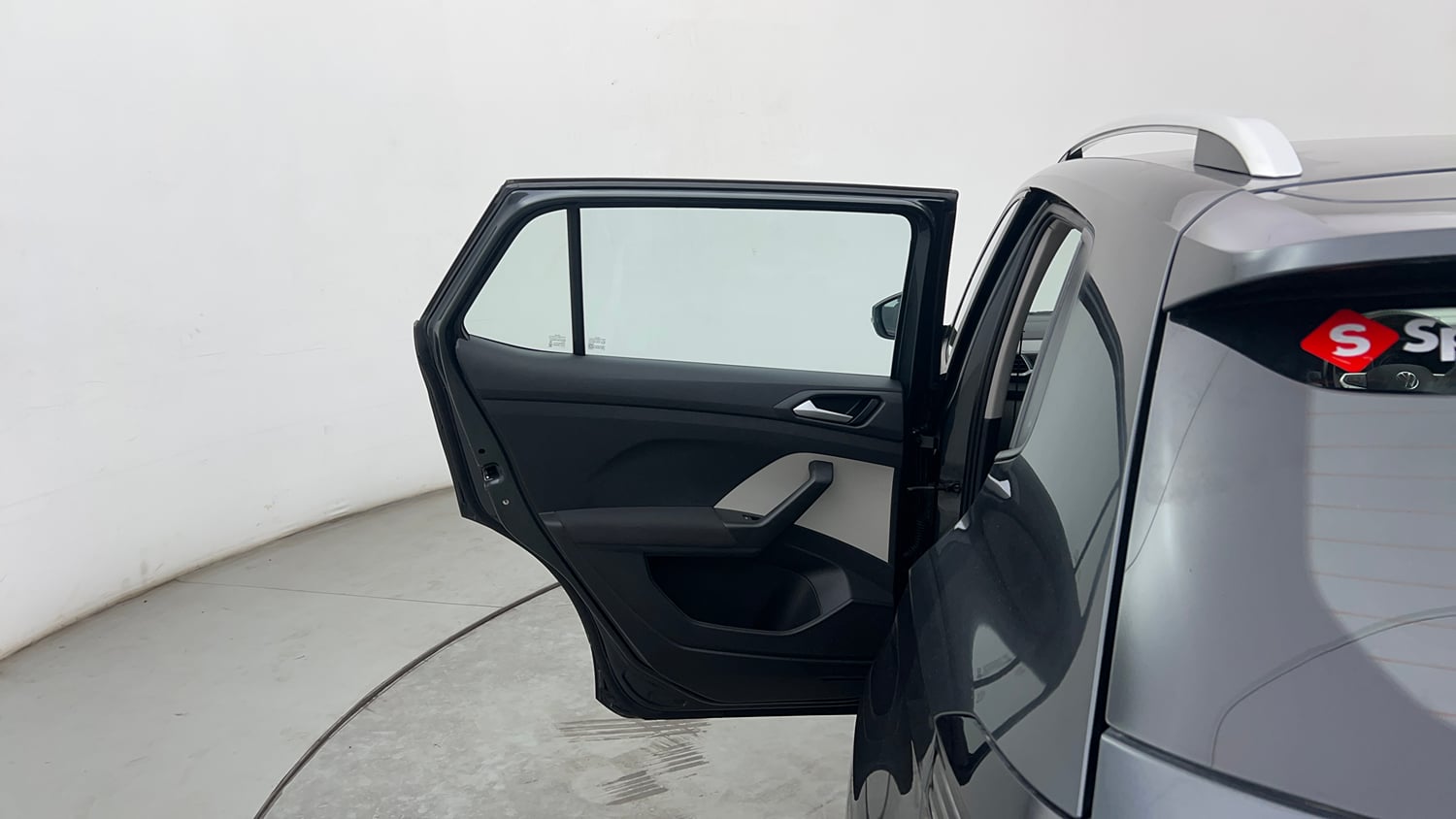Used 2022 Volkswagen Taigun Highline 1.0 TSI AT Petrol Automatic interior LEFT REAR DOOR OPEN VIEW