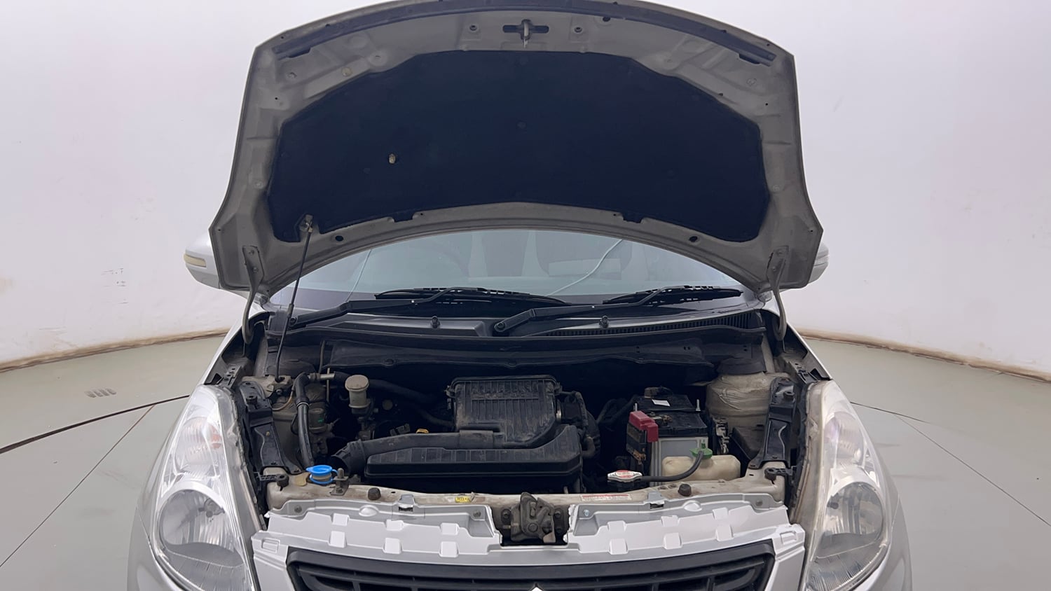 Used 2012 Maruti Suzuki Swift Dzire VXI Petrol Manual engine ENGINE & BONNET OPEN FRONT VIEW