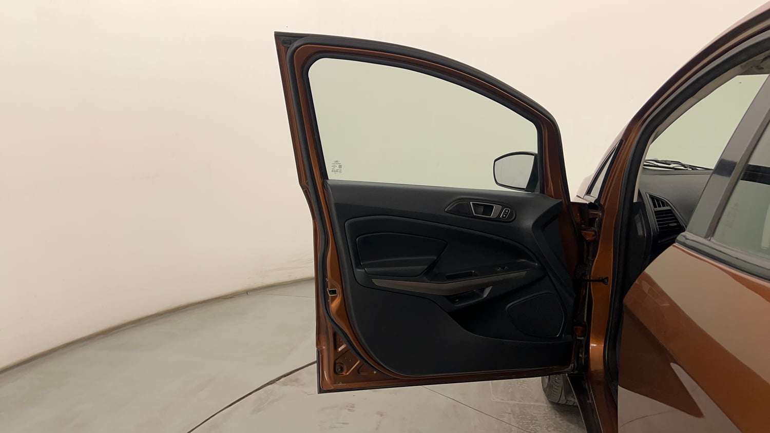 Used 2019 Ford EcoSport Titanium 1.5L TDCi Diesel Manual interior LEFT FRONT DOOR OPEN VIEW