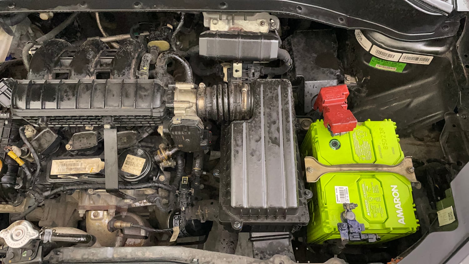 Used 2023 Tata Punch Accomplished MT Petrol Manual engine ENGINE LEFT SIDE VIEW