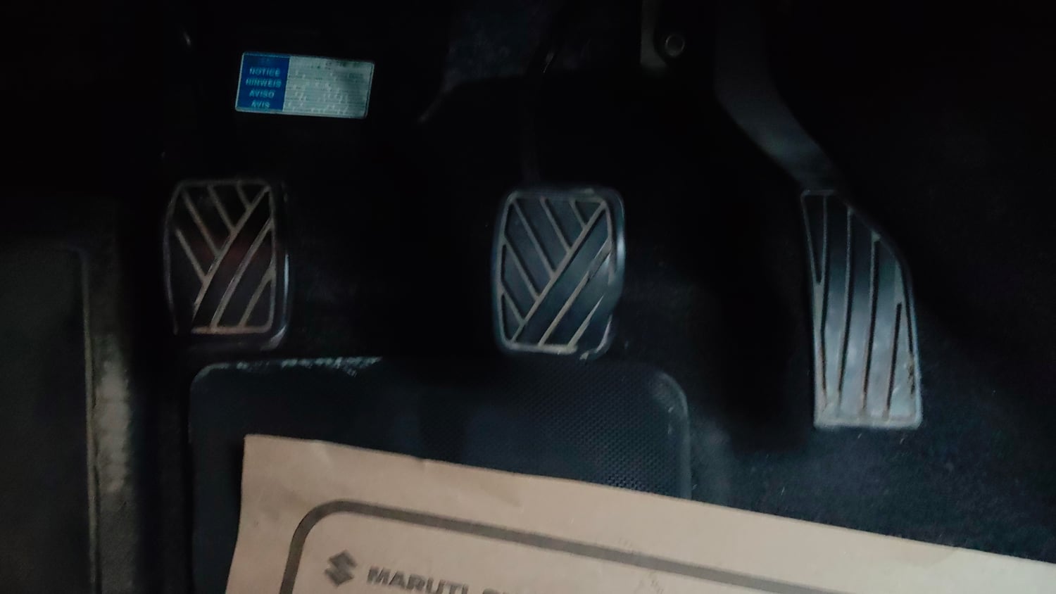 Used 2021 maruti-suzuki Vitara Brezza ZXi Petrol Manual interior PEDALS VIEW