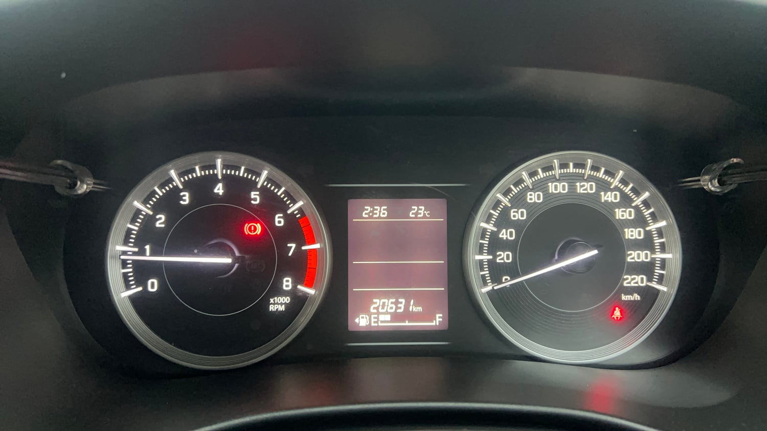 Used 2023 Maruti Suzuki Baleno Sigma MT Petrol Manual interior CLUSTERMETER VIEW