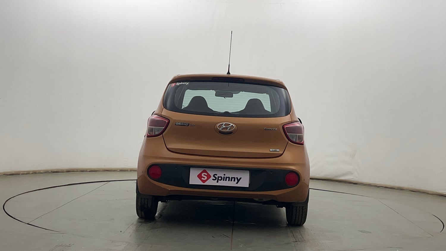 Used 2017 Hyundai Grand i10 Sportz 1.2 Kappa VTVT Petrol Manual exterior BACK VIEW